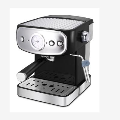 China Hotel Brew System Temperature Control 1350w Aluminum+abs Home Coffee Espresso Machine for sale