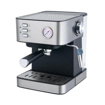 China Hotel Water System Aluminum+abs Electric Single Use Hot Commercial Espresso Coffee Maker Machine for sale