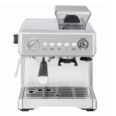 China Italian hotel machine with milk frother latte espresso coffee grinder for sale