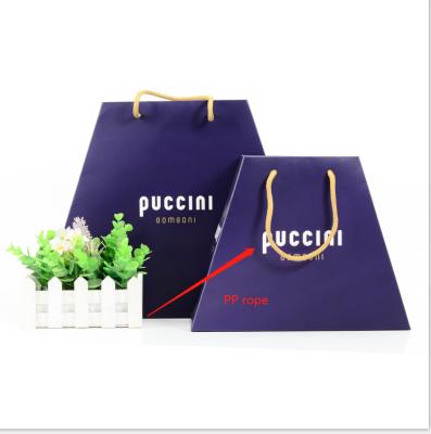 China PUCCINI Handmade Chocolate Packaging Custom Printed Retail Paper Shopping Sugar Chocolate Packaging Paper Bag With Your Logo for sale