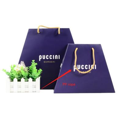 China Boutique Handmade Shopping Bag Customize Ribbon Handle Tote Your Own Logo Chocolate Gift Luxury Paper Bag for sale