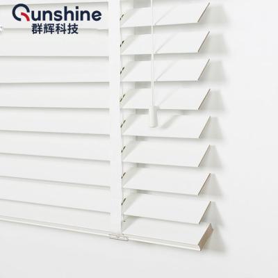 China Waterproof Industrial Blinds Roll Up Wooden Window Shutters PVC Shutters Blinds for sale