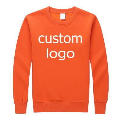 China Anti-Wrinkle Wholesale Cotton Crewneck Plain Pullover 100% Custom Logo Men Hoodies Sweatshirts for sale