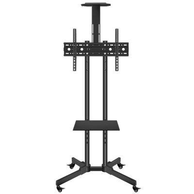 China 1500 Height (Other) China Factory Adjustable Movable TV Stand Trolley Floor Adjustable TV Stand for sale