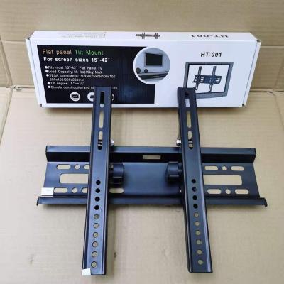 China Universal Tilt Wall Mount Flat Panel TV Bracket HT-001 Steel 15-42