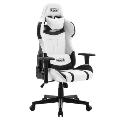 China SEB High Quality Foam Cooling 2D Foam Gaming Cooling Ergonomic Ergonomic Chair SEB High Quality Esport Convertible White Home Office Gamer Chair for sale