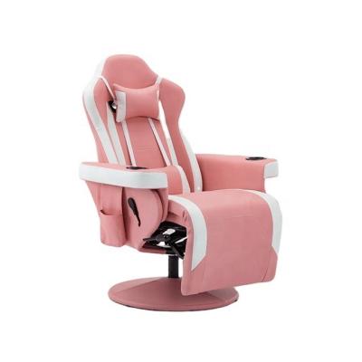 China SEB 2021 New Design Ergonomic Pink 360 Silla Gamer Chair Gaming Recliner Swivel Swivel for sale