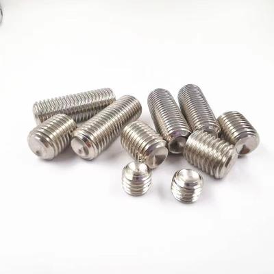 China SS304 Hex Set Worm Metric Thread Machie Set Screw Hexagon Socket Headless Set Screw for sale