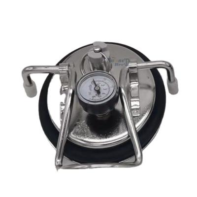 China SS304 Stainless Steel Cornelius Ball Lock Keg With 304 Beer Brewing Pressure Relief Valve, Cornelius Wirh Gauge for sale