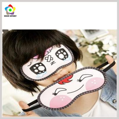 China Cartoon Printing Circles Eye Sleep Mask Dark Cover Dark Mask Relaxation Cover for sale