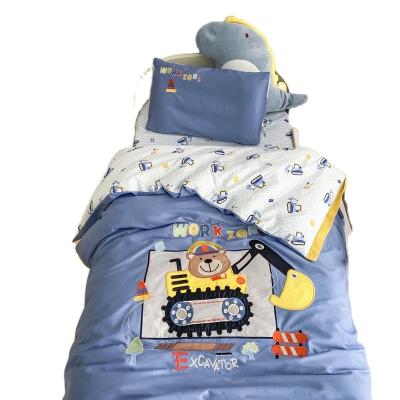 China High Quality And Low Price Warm Useful Baby Comforter Set With Pillow Cozy Baby Cotton Bedding Set for sale