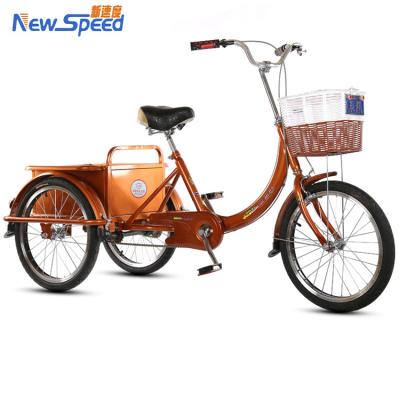 China Buy Cheap Adult Vegetables 3 Steel Wheels Tricycle for sale