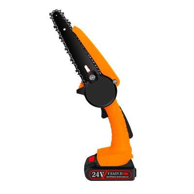 China Anti-skid 6inch Mini Chainsaw Small Battery Wood Tree Cutting Machine Rechargeable Cordless Electric Chainsaw for sale