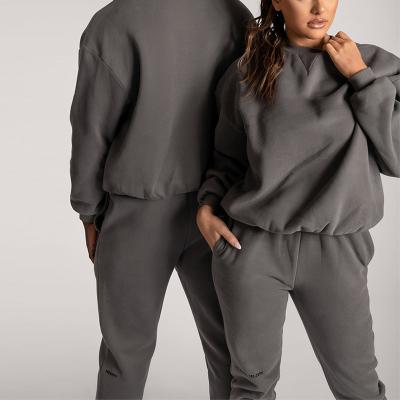 China 2022 Sweat Suits Plain Breathable Cotton Tracksuit Hoody Wholesale Outdoor Hoodies Tracksuit Hoodie And Jogger Suit Set For Women for sale