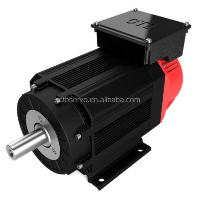 China CTB High Precision AC Motor 1500 RPM / 6000 RPM Totally Enclosed Spindle Servo Motor zu verkaufen