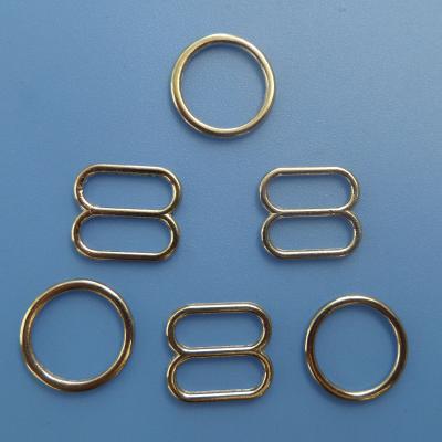 China Zinc Alloy Underwear Underwear Accessory Bra Ring And Slider for sale