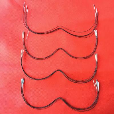 China Rustproof Super Thin Memorable Underwear Nitinol W Shape Bra Elastic Underwire for sale