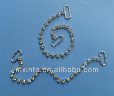 China Underwear Bra Strap Rhinestone Chain for sale