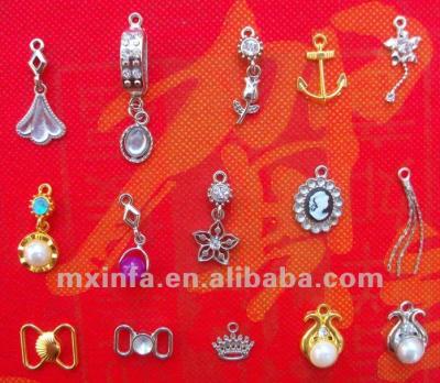 China Underwear Lingerie Accessories Zamak Alloy Pendants for sale