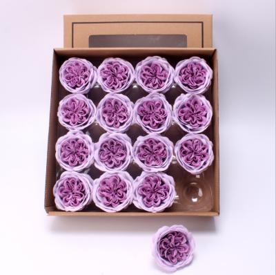 China 2021 New Hot Sale Eco-friendly Austin Rose Soap Flower Giant Soap Flower Gift Box With Big Flower Head for sale