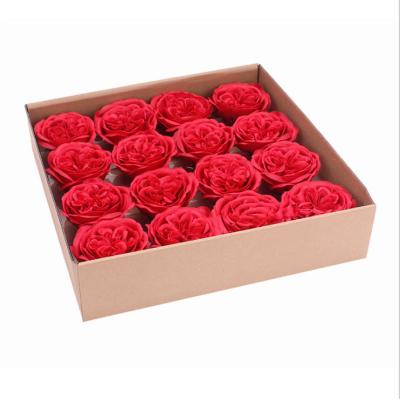 China 2021 New Hot Sale Eco-friendly Austin Rose Soap Flower Giant Soap Flower Gift Box With Big Flower Head for sale