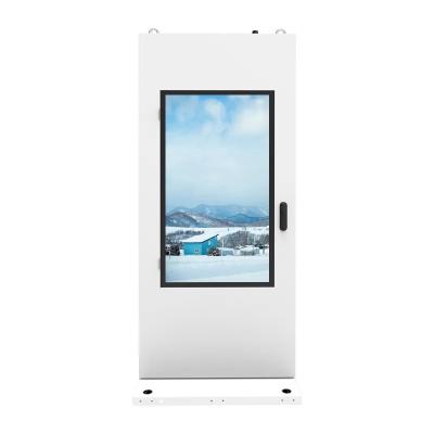 China Direct Selling Advertising Outdoor 2500nits Floor Standing Outdoor Digital Signage for sale