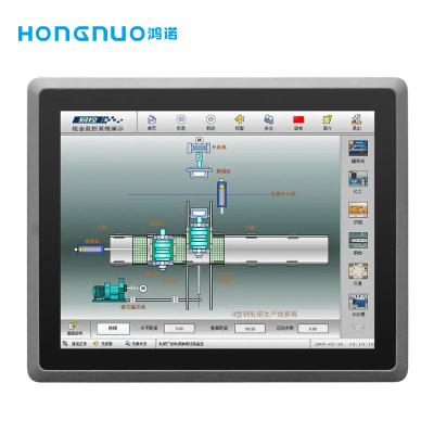 China 10 pontos LCD encaixaram o monitor industrial 15 polegadas com material de alumínio à venda