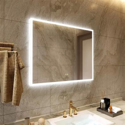 Chine Miroir fixé au mur de Smart d'écran tactile de rectangle antipoussière pour la salle de bains à vendre