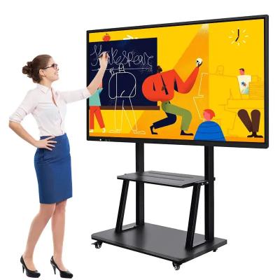 China Besonders angefertigt 75 Zoll wechselwirkendes Whiteboard, Wand-Berg-Touch Screen unterrichtendes Brett zu verkaufen