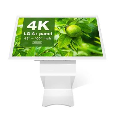 China 450cd/M2 multitouch screenkiosk, de Slimme Interactieve Digitale Kiosk van Android Te koop