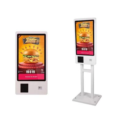 Cina Parete vendita a caldo Parete montata 18.5 self-service Payment Kiosk Stampa termica da 58 mm e installazione personalizzabile in vendita