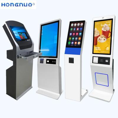 China Android self service terminals High Durability and Performance for 21.5 Inch Display Size touch screen  4+32gb metal case for shops  hotel for sale