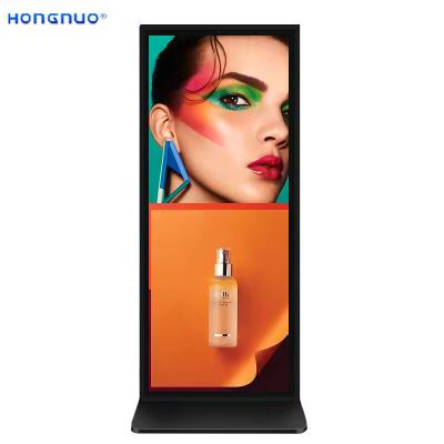 China 75-Zoll-Floor-Stand Digital Signage und Displays 4K Vollbildschirm zu verkaufen