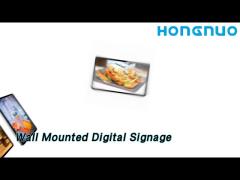 Full HD Wall Mounted Digital Signage LCD 1080P High Brightness Indoor