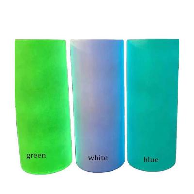 China New Arrival 20oz Sustainable Glow In The Dark Stainless Steel Sublimation Straight Skinny Luminous Tumblers Tumblers for sale