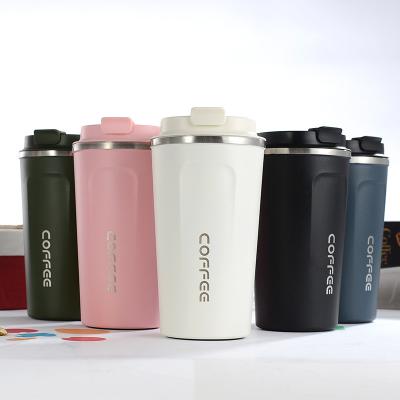 China 380ml 510ml PORTABLE Stainless Steel Eco Friendly Customized Coffee Mug Insulated Vacuum Travel Coffee Mug Keep Hot Or Cold For 24 Hours for sale