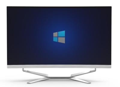 China 24inch Pc All In One Computers Gaming Silver I5 / I7  2mm Micro Rim 512G m.2 sSD HD for sale