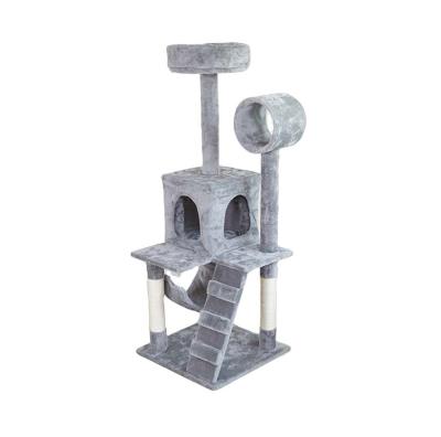 China High Quality Sustainable Cat Tower Cat Bumper Climbing Frame Pet High Tree Cat for sale