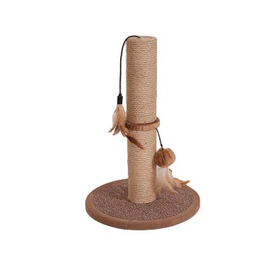 China Durable Cat Scratch Board Toy Sisal Climbing Frame Column Cat Supplies Anti-Wear Cat Claw Machine Vertical for sale