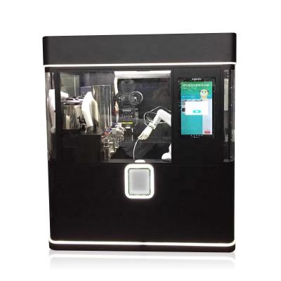 China Metal Sheet 6 DOF Robotics Bubble Tea Vending Machine Vending Machine With Robotic Arm for sale