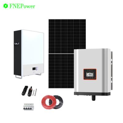 China Home/Commercial/Industrial Solar System 5kw 8kw 10kw Solar Powered Hybrid Kit For Home Use Energy Storage System for sale