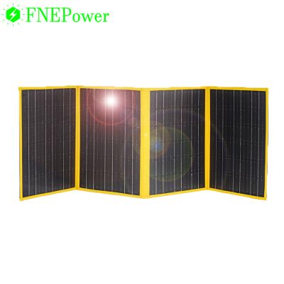 China 100W 18V Bag Solar Charger Outdoor Foldable Charging Portable Solar Panel 210mmx210mm for sale