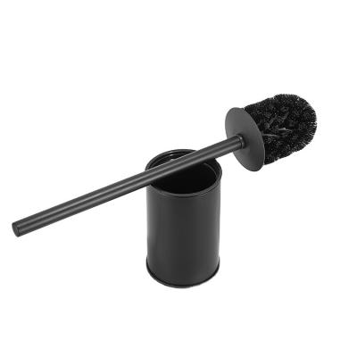 China BLG Modern Black Standing Bathroom 304 Stainless Steel Toilet Brush for sale