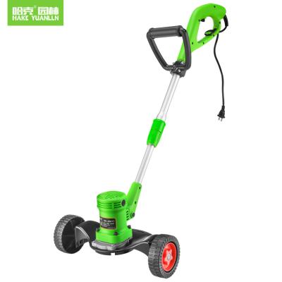 China High Quality Electric Hand Push Garden Machine Brush Cutter Automatic Electric Lawn Mower With Wheels for sale