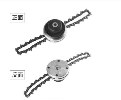 China 2-Stroke HOT! Lawn Mower Brush Cutter Chain Grass Trimmer Metal Head Chain Trimmer Head for sale