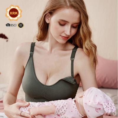 China High Quality Warm Maternity Nursing Bras Front Closure Breastfeeding Seamless Underwear for sale