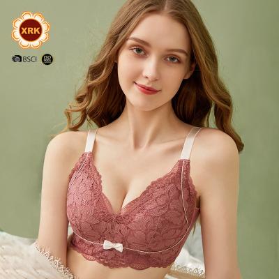 China Hot Selling Underwear French Cute Girl Breathable Lovely Plus Size Push Up Bras For Women for sale