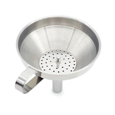 China Viable 304 Kitchen Metal Stainless Steel Oil Separating Funnel for sale