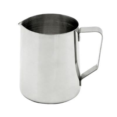 China Sustainable Stainless Steel Milk Frothing Pitcher Espresso Steaming Pitcher Milk Jug Coffee Milk Frother Cup for sale