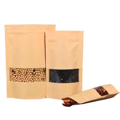 China High Quality Moisture Proof And Good Price Custom Printed Brown Kraft Paper Bags For Food Packaging for sale